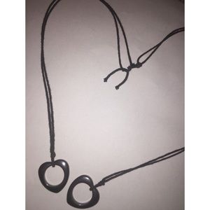 2 Metal Heart-Shaped Friendship Necklaces